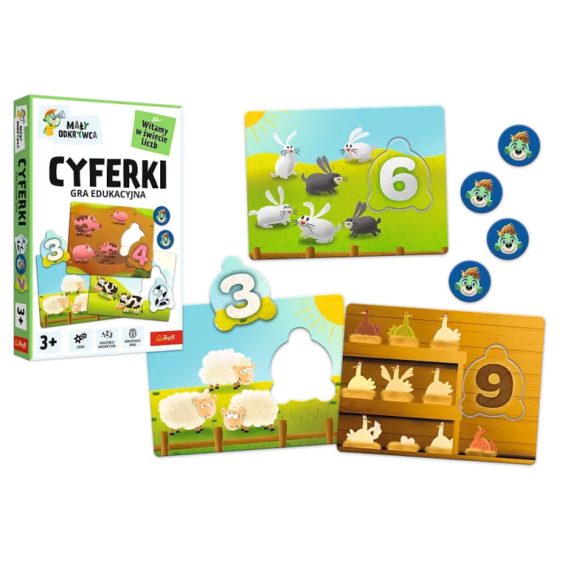 TREFL GRY PELI - Little Explorer Numbers Trefl 02810