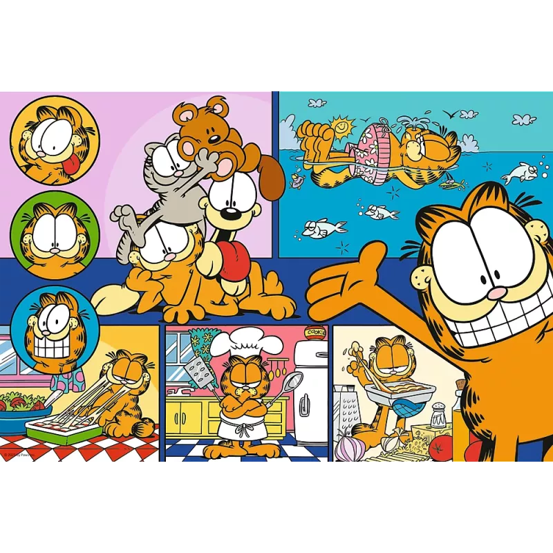 TREFL Palapeli 100 - Lazy Garfield