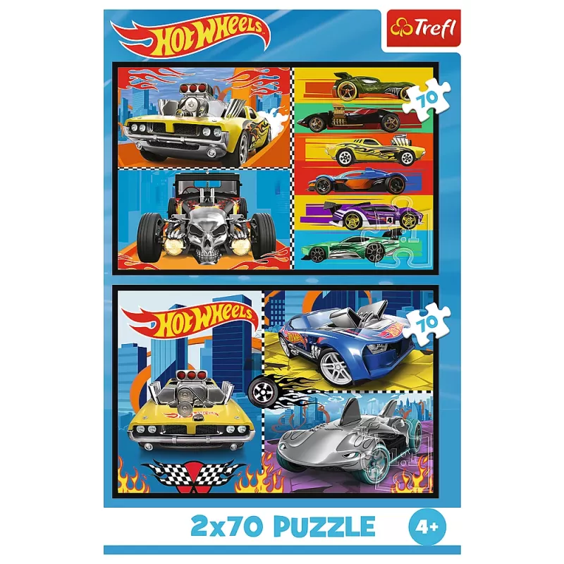 Trefl Palapeli – 2x70 – Cars – Hot Wheels