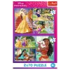 TREFL Palapeli – 2x70 – Fairytale Days – Disney Princess 34440