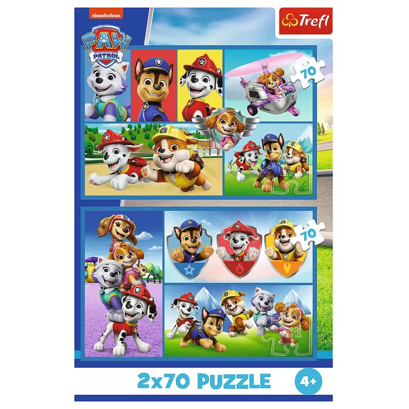 TREFL Palapeli 2x70 – Paw Patrol Rules