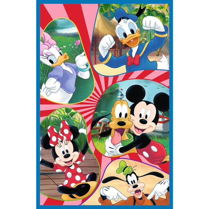 Trefl Palapeli - 3x80 - Mickey Mouse Team Trefl 34887
