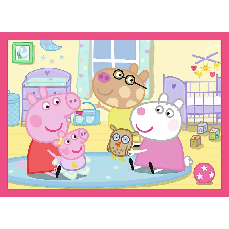 TREFL PUZZLE 4-in-1 Palapeli (12, 15, 20, 24) – Peppa Loves Adventures – Trefl 34672