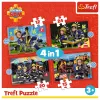 TREFL PUZZLE 4-in-1 Palapeli – Adventures of Fireman Sam
