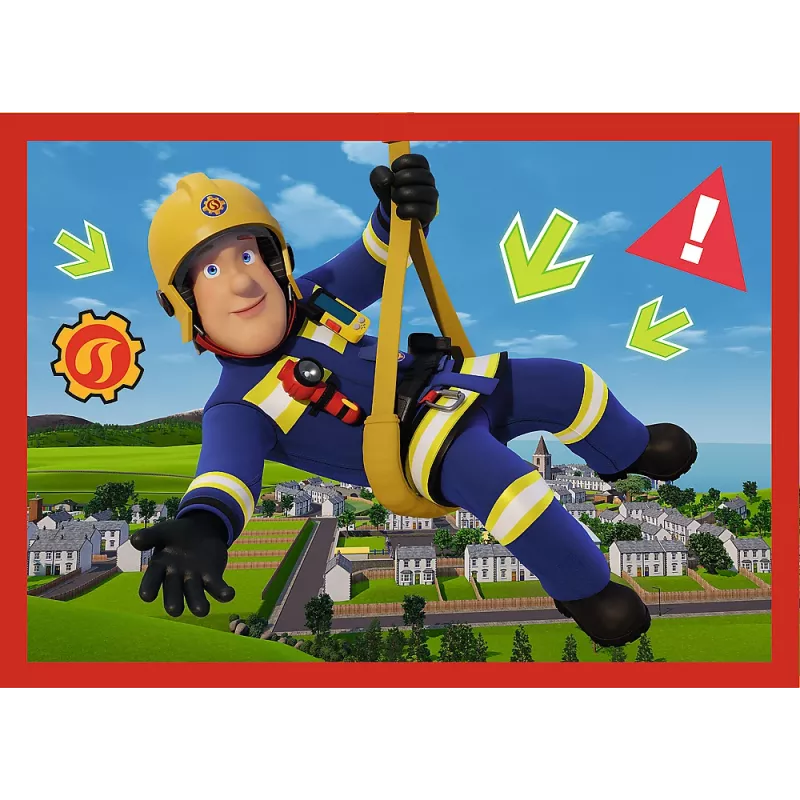 TREFL PUZZLE 4-in-1 Palapeli – Adventures of Fireman Sam