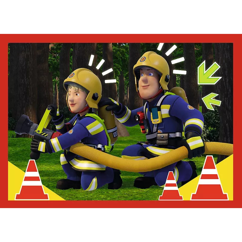 TREFL PUZZLE 4-in-1 Palapeli – Adventures of Fireman Sam