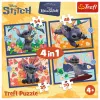 TREFL PUZZLE 4-in-1 Palapeli – Hawaiian Vacation – Disney Stitch Trefl 34666