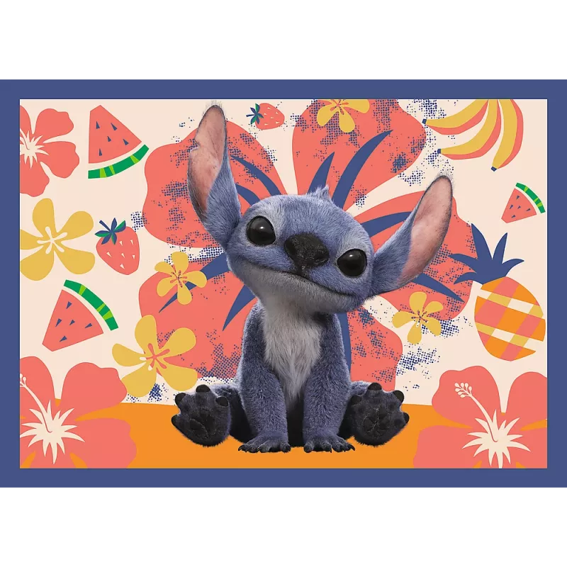 TREFL PUZZLE 4-in-1 Palapeli – Hawaiian Vacation – Disney Stitch Trefl 34666