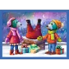 TREFL PUZZLE 4-in-1 Palapeli – Es schneit bei den Trefliks – Trefl 34657