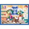 TREFL PUZZLE 4-in-1 Palapeli – Es schneit bei den Trefliks – Trefl 34657