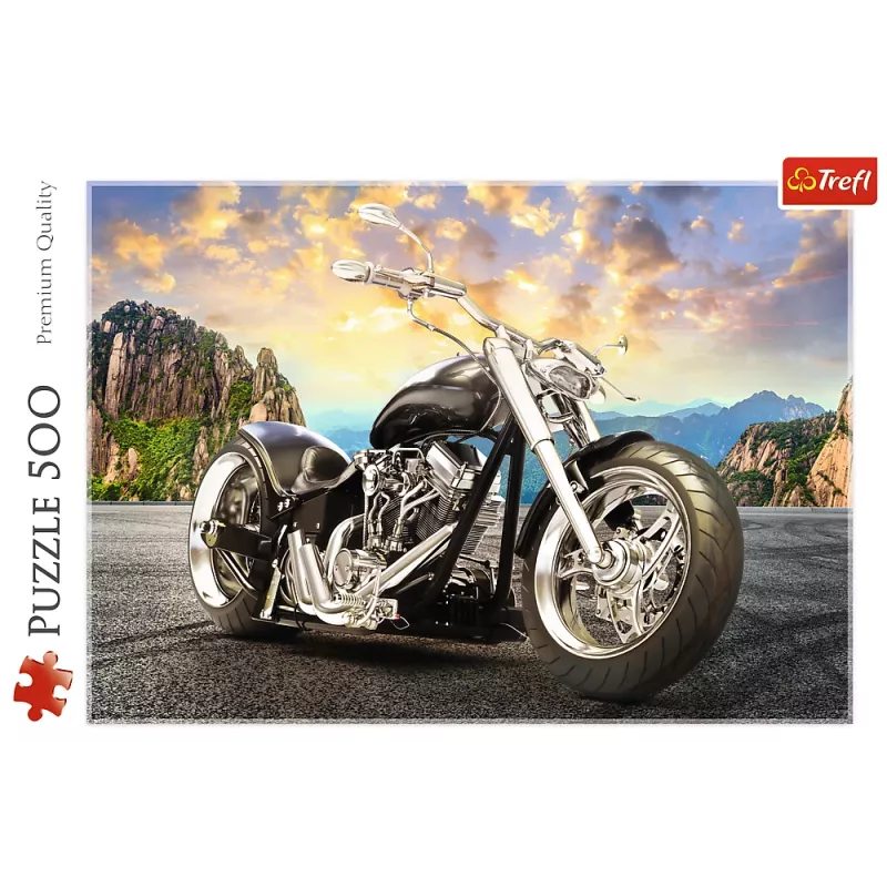 TREFL Palapeli 500 palaa Schwarzes Motorrad