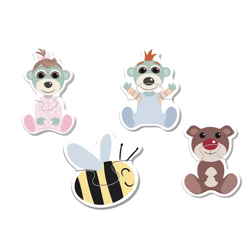 Trefl Palapeli - Baby Classic - Friendly Babies - Babies and Teddy Bear 36139