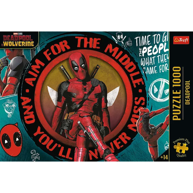 TREFL PUZZLE Palapeli - 1000 Premium Plus - Deadpool Trefl - 10835