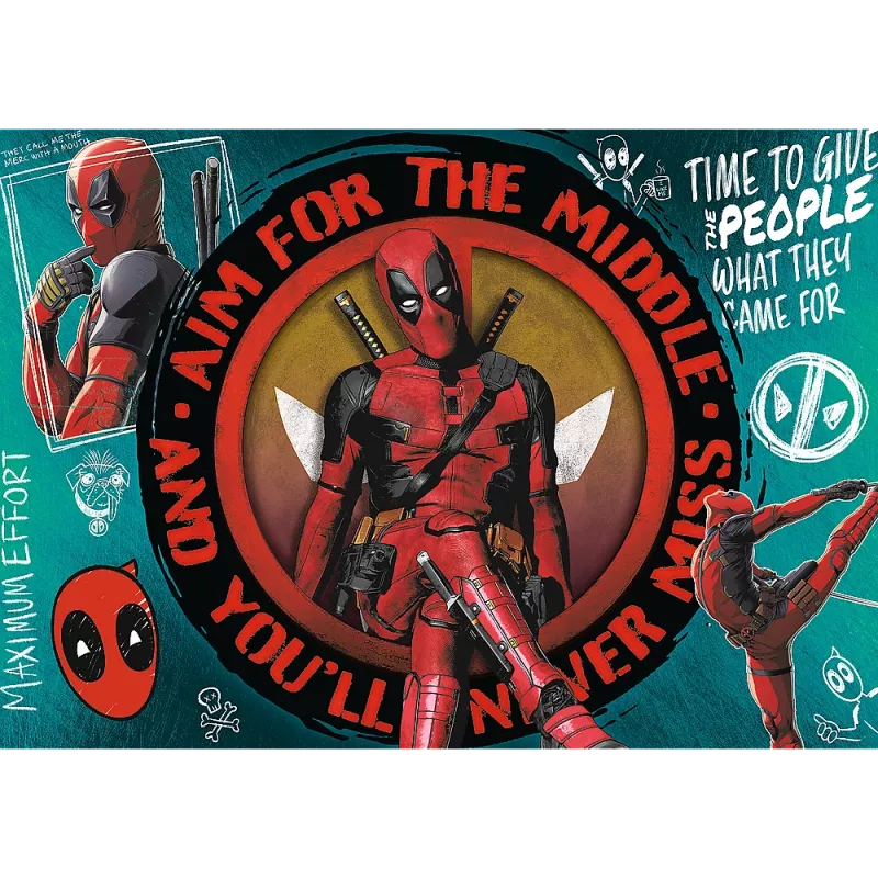 TREFL PUZZLE Palapeli - 1000 Premium Plus - Deadpool Trefl - 10835