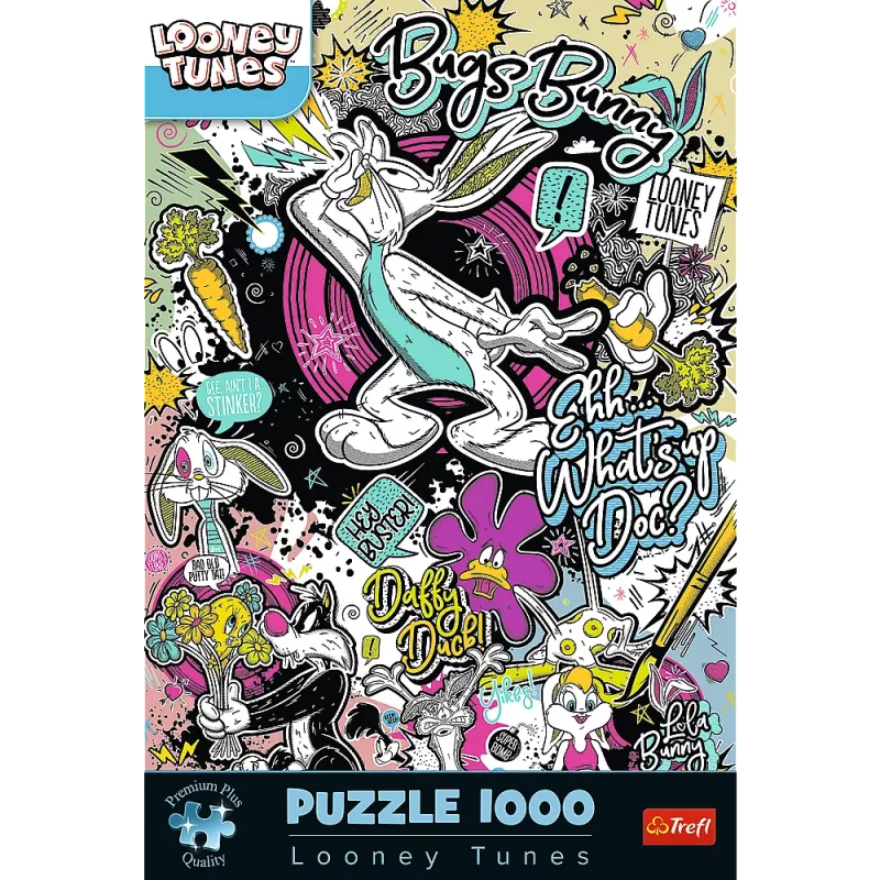 TREFL PUZZLE Palapeli - 1000 Premium Plus - Looney Tunes FSC Mix 70% 12066