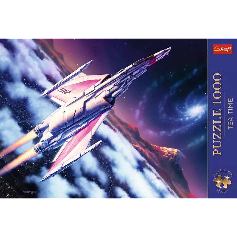 TREFL PUZZLE Palapeli - 1000 Premium Plus - Tea Time: Space Flight Trefl 12075