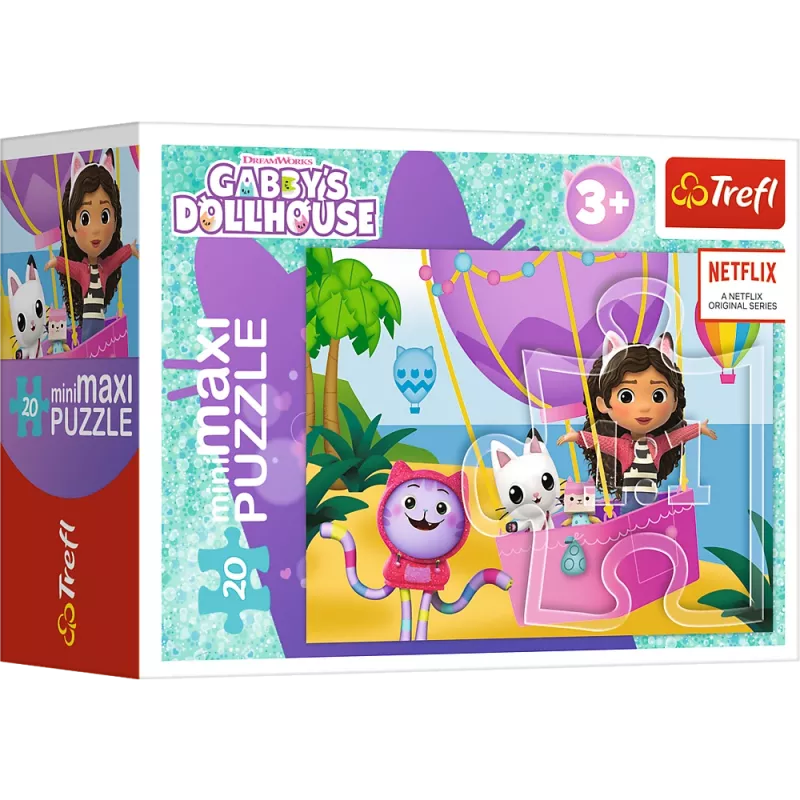 TREFL PUZZLE Palapeli - 20 miniMaxi - Colorful Day with Gabby - Trefl 56041