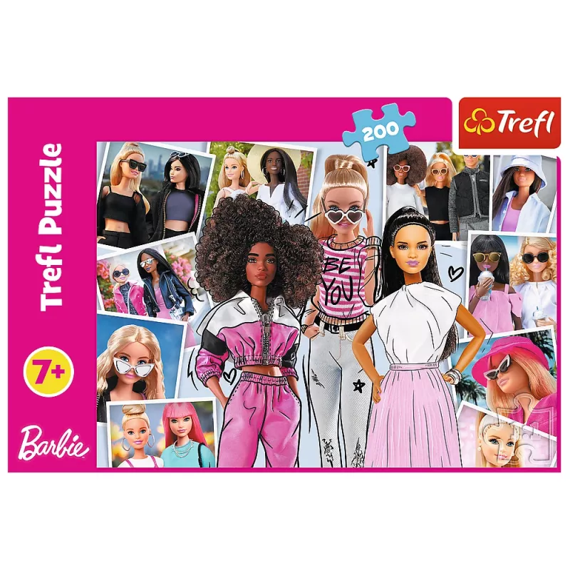 TREFL PUZZLE Palapeli - 200 - Barbien maailmassa Trefl 13301