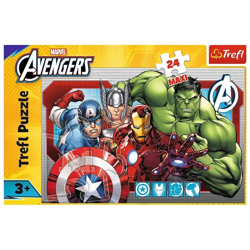 TREFL PALAPELI 24 Maxi – Always Just – Disney Marvel The Avengers