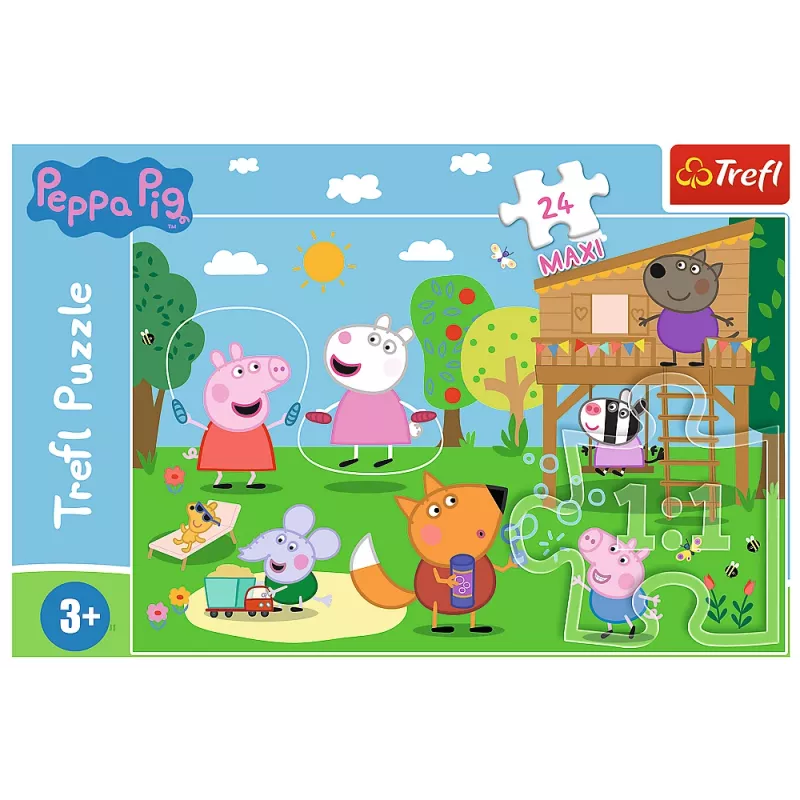 TREFL PUZZLE Palapeli - 24 Maxi - Fun in the Glade - Peppa Pig 14342