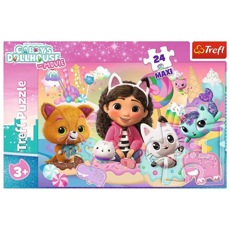TREFL PALAPELI – 24 Maxi – Gabby's Cat World – Trefl 14381