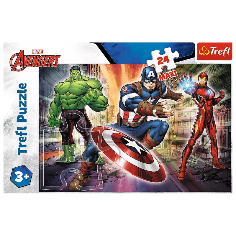 TREFL PUZZLE Palapeli - 24 Maxi - In the World of Avengers