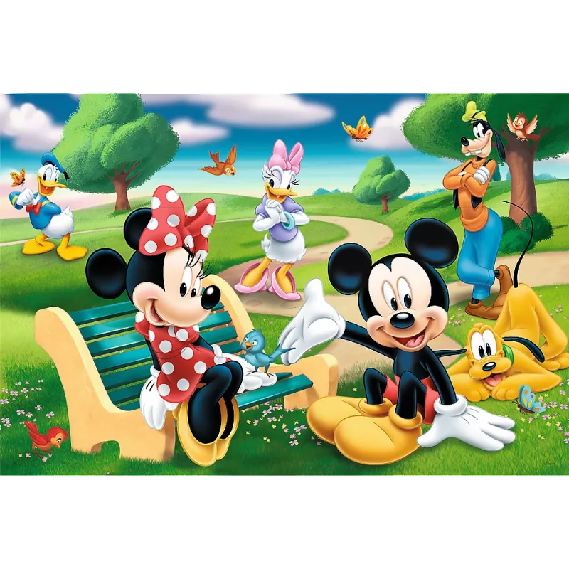 TREFL PUZZLE palapeli - 24Maxi - Mickey Mouse ystävien kanssa - Disney Standard Characters