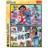 TREFL PUZZLE palapeli - 2x200 - Stitch's Merry Life - Disney Lilo and Stitch 13334