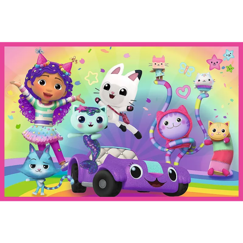 TREFL PUZZLE Palapeli - 2x24 - Fun with Gabby - Universal Gabbys Dollhouse Trefl 34433