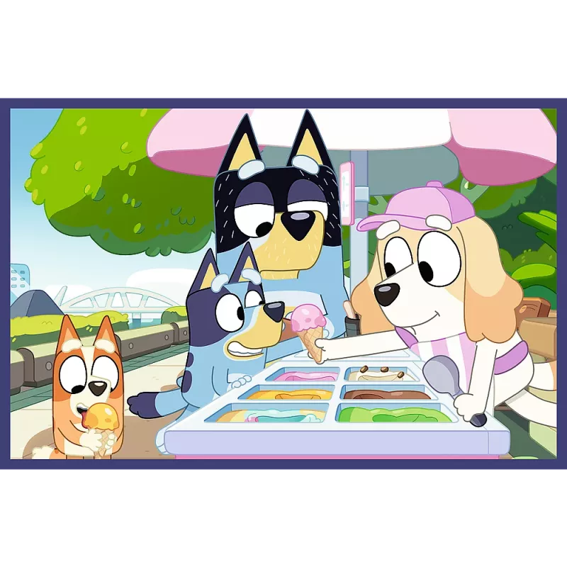 TREFL PUZZLE Palapeli 2x24 Funny Bluey BBC Bluey Trefl 34446