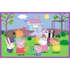 TREFL PUZZLE Palapeli – 2x24 – Peppa auf dem Spielplatz – Peppa Pig 34435