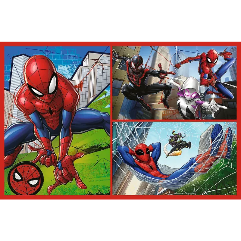 TREFL PUZZLE Palapeli – 2x70 – Spider Stories – Disney Marvel Spiderman Trefl 34443