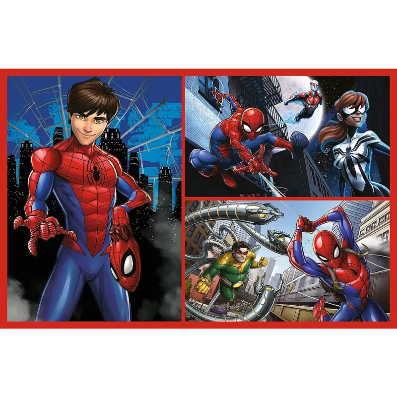 TREFL PUZZLE Palapeli – 2x70 – Spider Stories – Disney Marvel Spiderman Trefl 34443