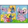 TREFL PUZZLE Palapeli 2x70 There's no boredom with Stitch Disney Lilo Stitch Trefl 34444