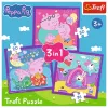 TREFL PUZZLE Palapeli - 3 in 1 - Peppa Pig's Habits Trefl 34893