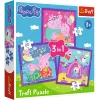 TREFL PUZZLE Palapeli - 3 in 1 - Peppa Pig's Habits Trefl 34893