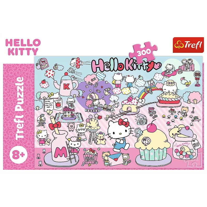TREFL PUZZLE Palapeli – 300 palaa – Entdecke die Welt von Hello Kitty – Hello Kitty Trefl 23031