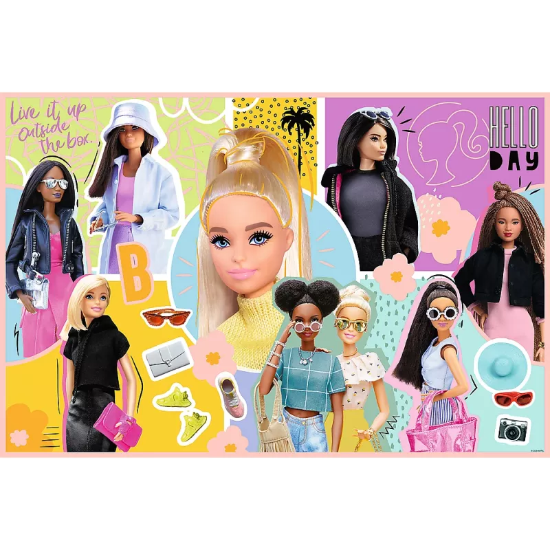TREFL PUZZLE Palapeli – 300 – Your Favorite Barbie – Mattel, Barbie 23025