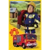 TREFL PUZZLE Palapeli - 3x50 - Fireman Sam Feuerwache Besatzung