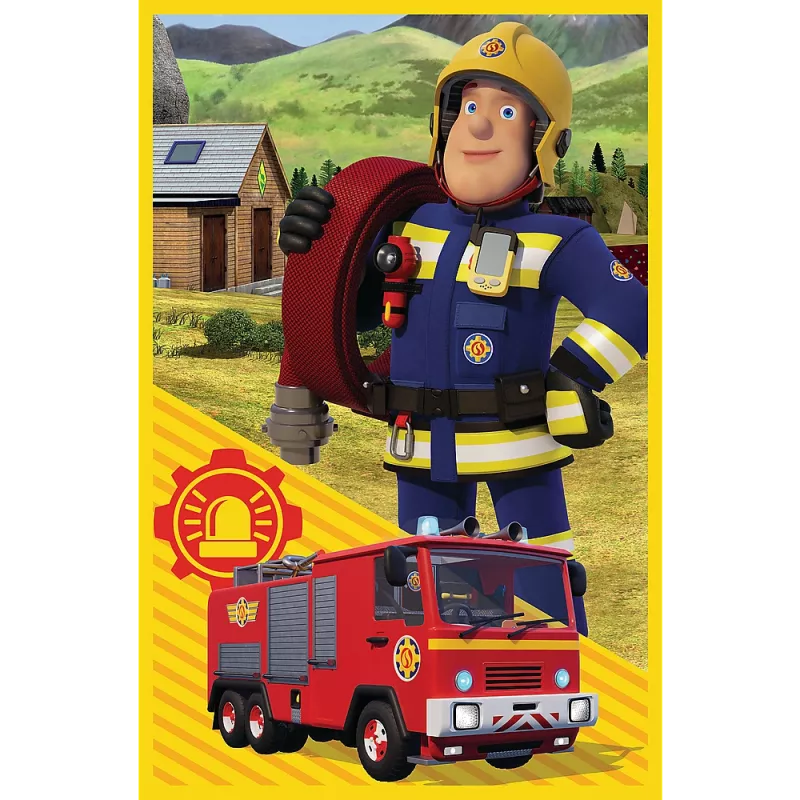 TREFL PUZZLE Palapeli - 3x50 - Fireman Sam Feuerwache Besatzung