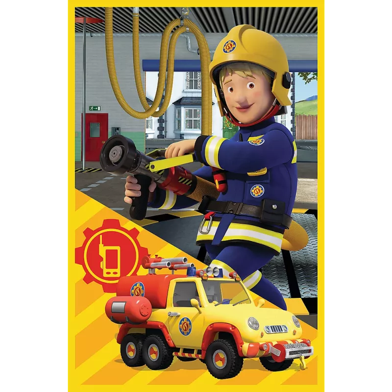 TREFL PUZZLE Palapeli - 3x50 - Fireman Sam Feuerwache Besatzung