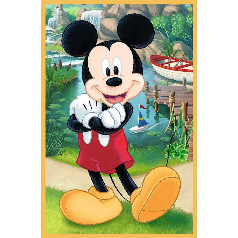 TREFL PUZZLE Palapeli - 3x50 - Mäuse im Urlaub Disney Trefl 34881