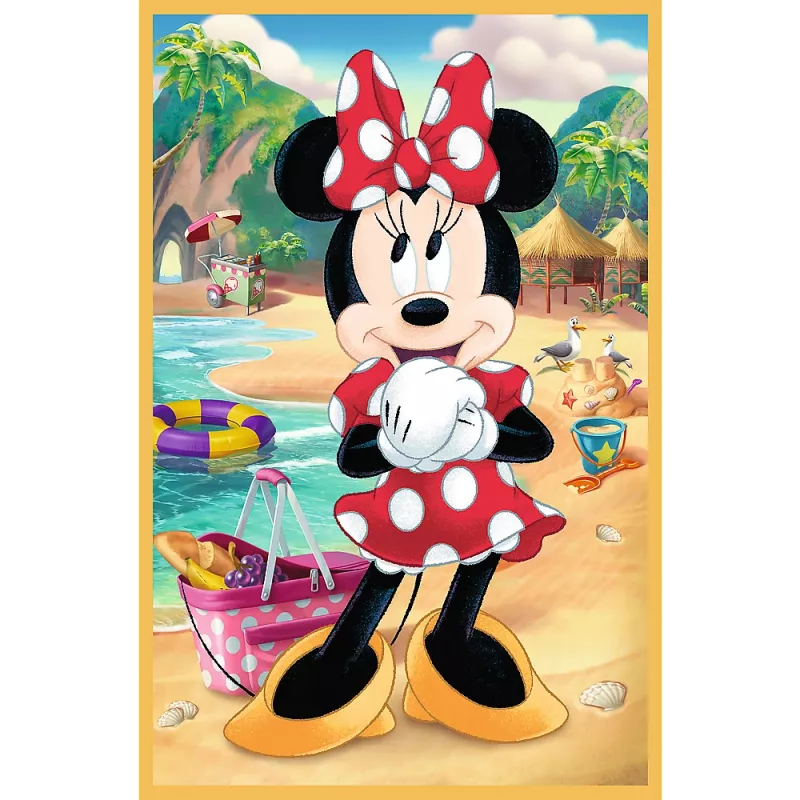 TREFL PUZZLE Palapeli - 3x50 - Mäuse im Urlaub Disney Trefl 34881