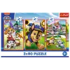TREFL PUZZLE Palapeli - 3x80 - Dog Pack Paw Patrol Trefl 34886