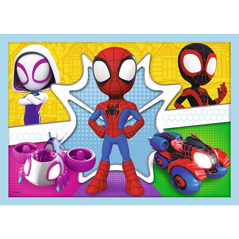 TREFL PUZZLE Palapeli – 4in1 (12, 15, 20, 24) – Ekipa Spidaya 34611