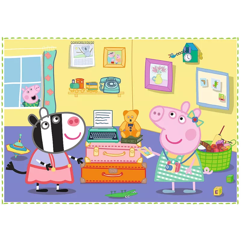 TREFL PUZZLE Palapeli 4in1 Holiday Memories Peppa Pig 34359