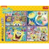 TREFL PUZZLE Palapeli - 4x250 - SpongeBobin hullu maailma Trefl 13342