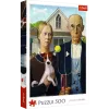 TREFL PUZZLE Palapeli - 500 - American Gothic: Dog Edition Trefl 37526