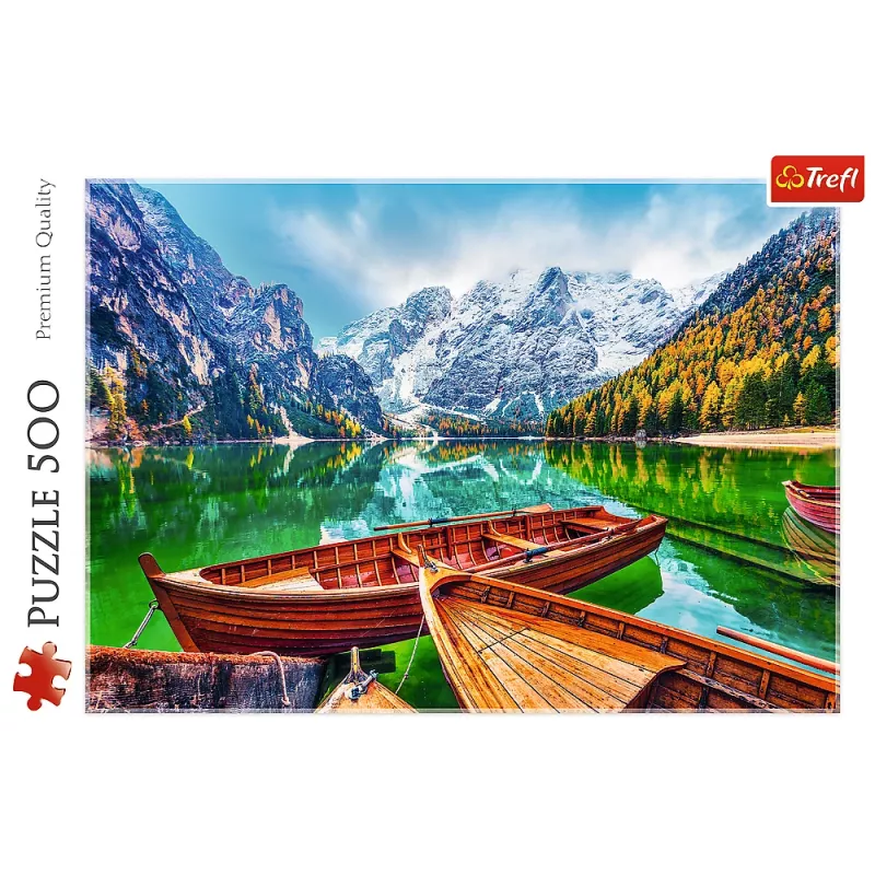 TREFL PUZZLE Palapeli – 500 – Lake Braies, Italien Trefl 37486