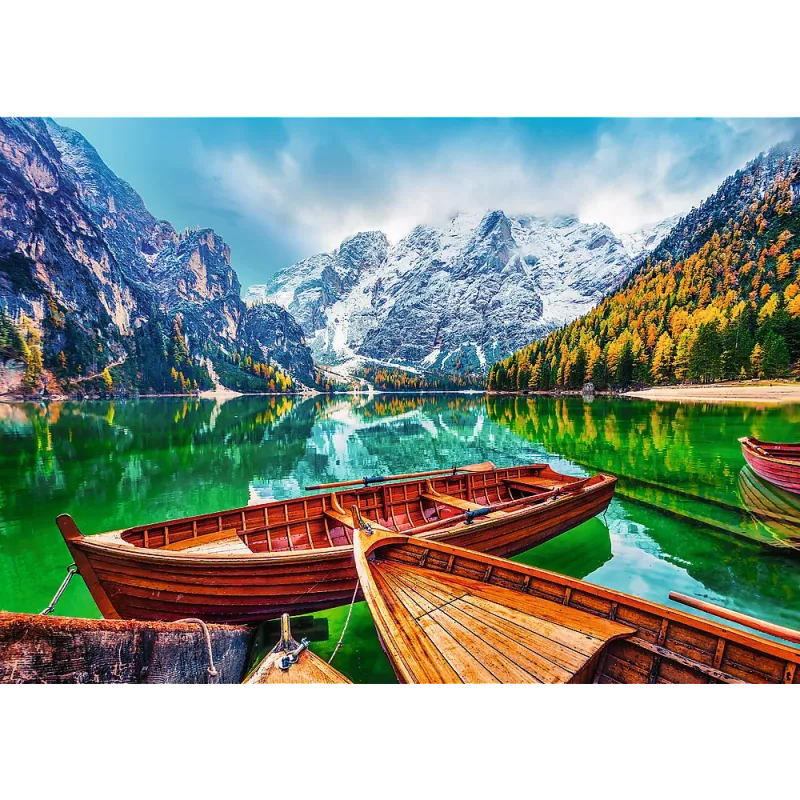 TREFL PUZZLE Palapeli – 500 – Lake Braies, Italien Trefl 37486
